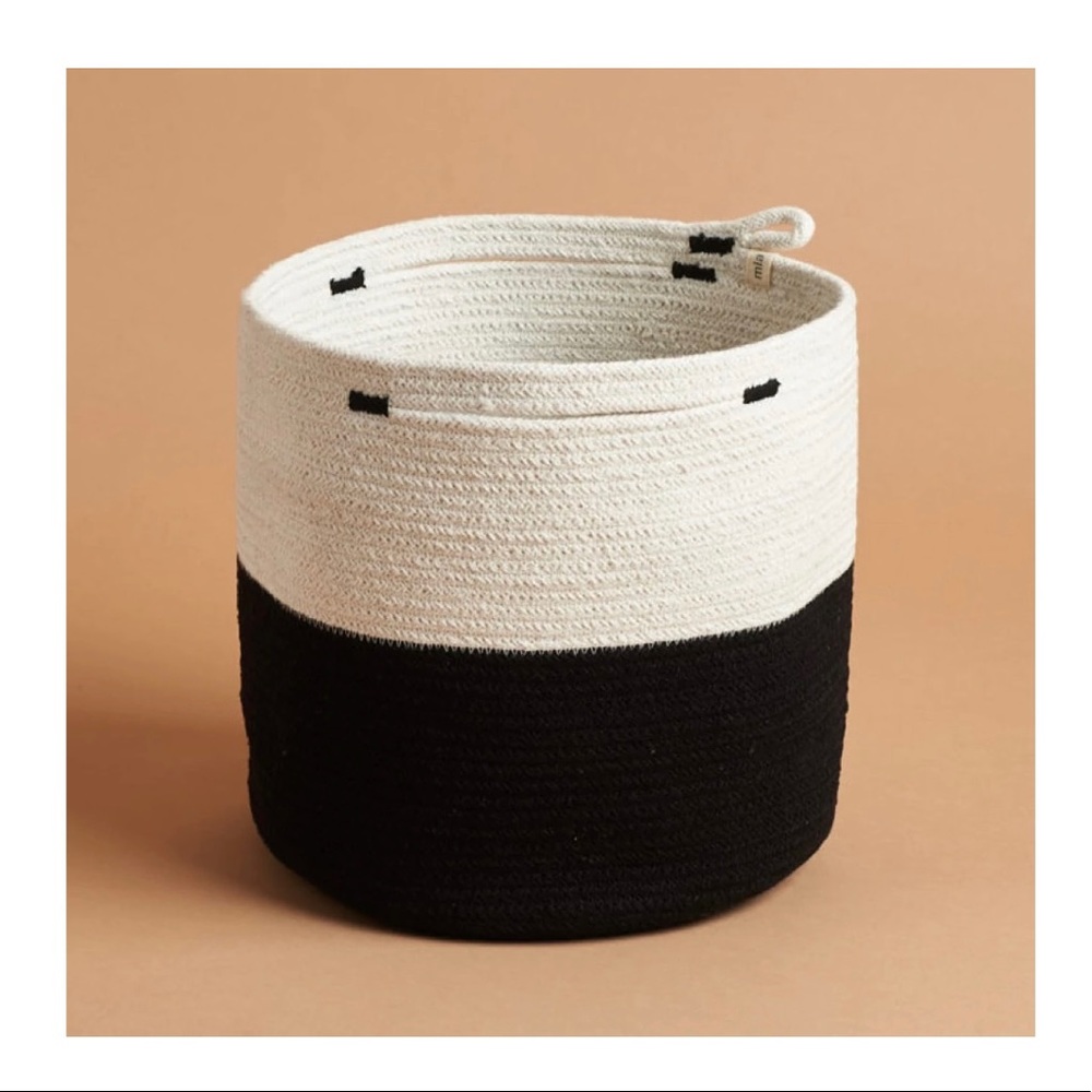 NWT Mia Melange Foldable Cotton Basket